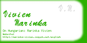 vivien marinka business card